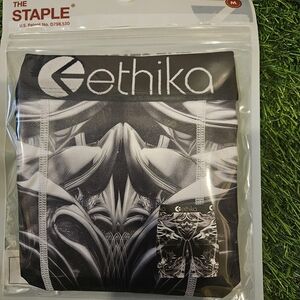 Ethika Black and Gray Boxer Briefs